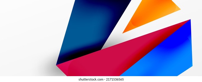 Formas superpuestas abstractas de fondo. Ilustración vectorial de composición mínima para fondo de banner o página de aterrizaje de papel pintado