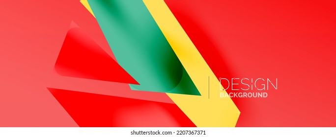 Background abstract overlapping shapes. Minimal composition vector illustration for wallpaper banner background or landing page