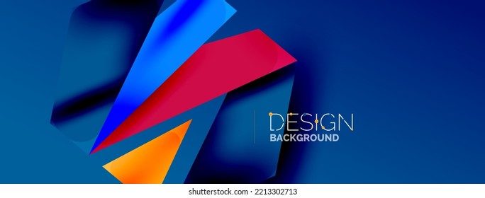 Background abstract overlapping shapes. Minimal composition vector illustration for wallpaper banner background or landing page