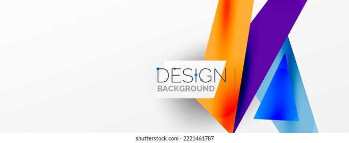 Background abstract overlapping shapes. Minimal composition vector illustration for wallpaper banner background or landing page