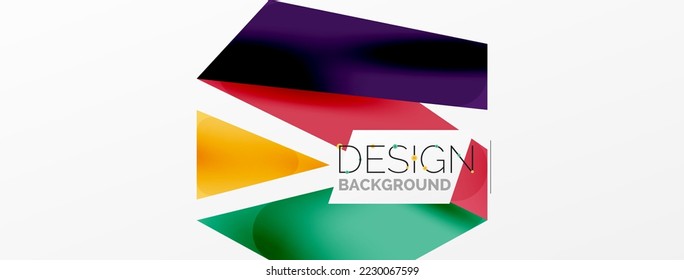 Background abstract overlapping shapes. Minimal composition vector illustration for wallpaper banner background or landing page