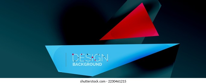 Background abstract overlapping shapes. Minimal composition vector illustration for wallpaper banner background or landing page