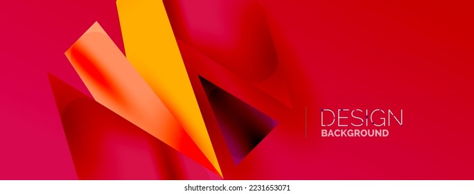 Background abstract overlapping shapes. Minimal composition vector illustration for wallpaper banner background or landing page