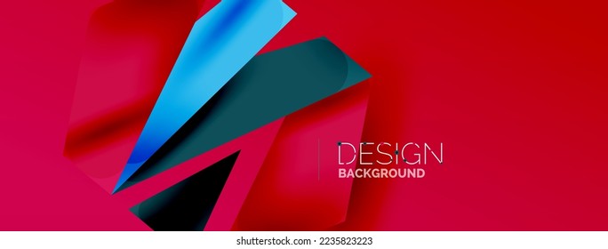 Background abstract overlapping shapes. Minimal composition vector illustration for wallpaper banner background or landing page