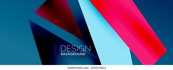 Background abstract overlapping shapes. Minimal composition vector illustration for wallpaper banner background or landing page
