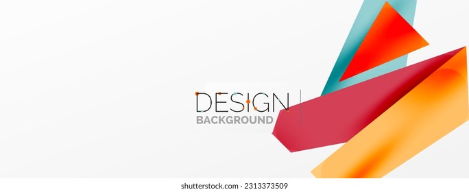 Background abstract overlapping shapes. Minimal composition vector illustration for wallpaper banner background or landing page