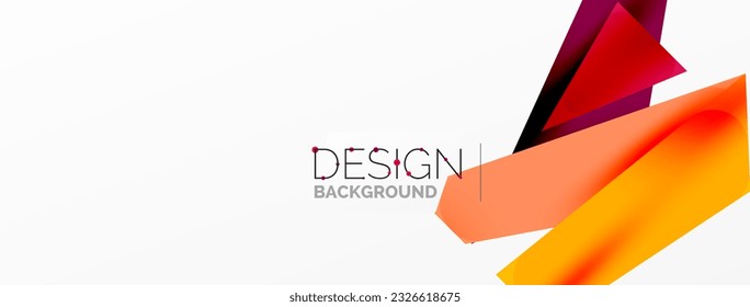 Background abstract overlapping shapes. Minimal composition vector illustration for wallpaper banner background or landing page