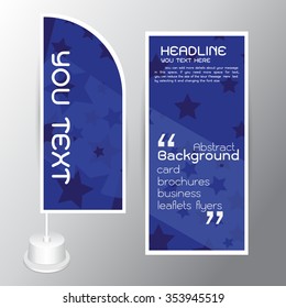 background Abstract Paper Graphics Cards brochures flyers blue star