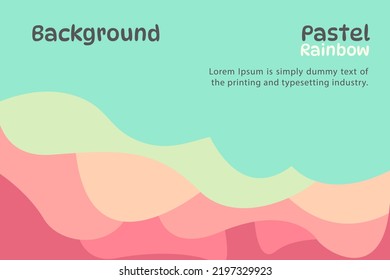 Antecedentes Resumen Pastel Arcoiris color completo para el fondo de escritorio o impresión de diseño