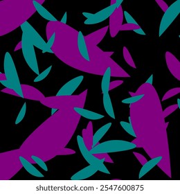 padrão abstrato de plano de fundo com penas