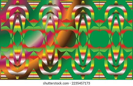 background with abstract patterns of green, yellow, orange, brown, purple, pink, white and red