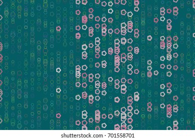 Background abstract pentagon pattern for design. Vector illustration graphic.