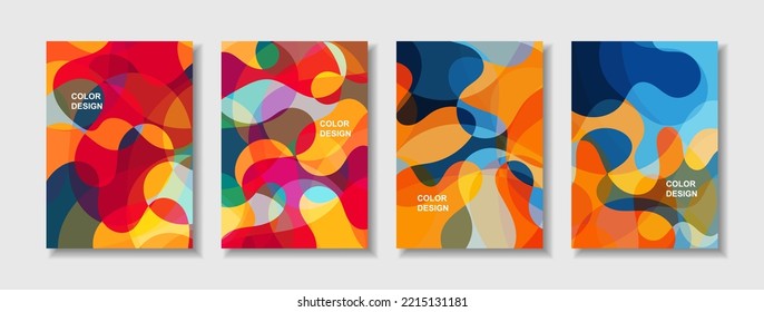 Afiche abstracto de fondo diseño moderno y estilo de portada minimalista
