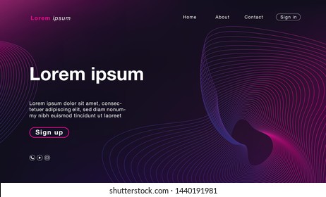 Background abstract purple line color for Homepage 03. Vector Illustration EPS10.