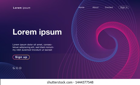 Background abstract purple pink light line color for Homepage 01. Vector Illustration EPS10.