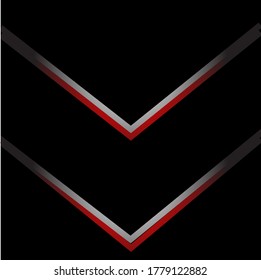 fondo abstracto de metal plateado rojo gris
