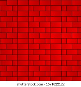 Background abstract red stone vector. Red background vector brick motif