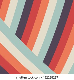 Background abstract retro colors. Curve ribbon.