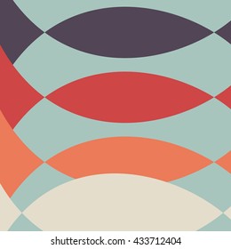 Background abstract retro colors. Curve ribbon.