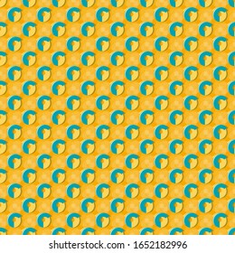 Fondo de formas redondeadas abstractas. Ilustración vectorial sin problemas. Se puede utilizar para papel tapiz, rellenos de imágenes, página web, fondo, superficie.