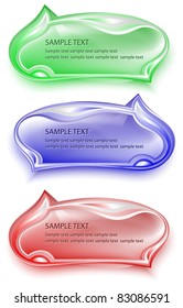 Background abstract. Sample text. Vector.