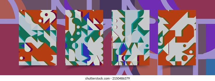 background with abstract shapes. artwork made with abstract elements, lines and bold geometric shapes, useful for website background, poster art design, magazine front page, banners, prints cover.