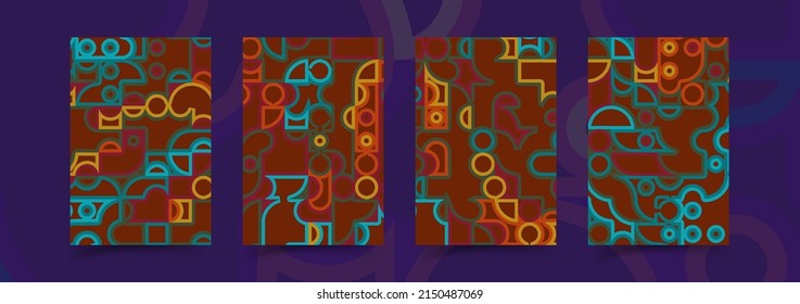 background with abstract shapes. artwork made with abstract elements, lines and bold geometric shapes, useful for website background, poster art design, magazine front page, banners, prints cover.