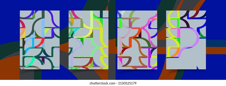 background with abstract shapes. artwork made with abstract elements, lines and bold geometric shapes, useful for website background, poster art design, magazine front page, banners, prints cover.