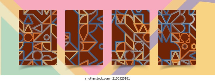 background with abstract shapes. artwork made with abstract elements, lines and bold geometric shapes, useful for website background, poster art design, magazine front page, banners, prints cover.