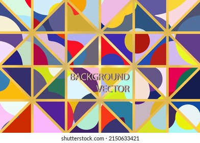 background with abstract shapes. artwork made with abstract elements, lines and bold geometric shapes, useful for website background, poster art design, magazine front page, banners, prints cover.