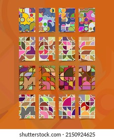 background with abstract shapes. artwork made with abstract elements, lines and bold geometric shapes, useful for website background, poster art design, magazine front page, banners, prints cover.