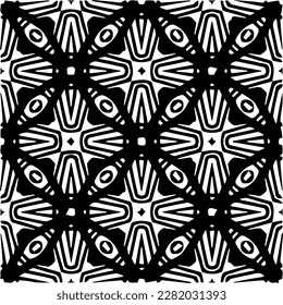 Fondo con formas abstractas. Textura en blanco y negro. Patrón de repetición monocromo sin inconvenientes para páginas web, texturas, tarjeta, afiche, tela, textil.