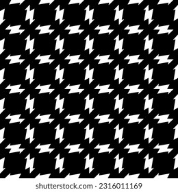  Background with abstract shapes. Black and white texture. Seamless monochrome repeating pattern  for decor, fabric, cloth. 