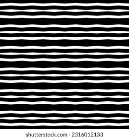 Background with abstract shapes. Black and white texture. Seamless monochrome repeating pattern  for decor, fabric, cloth. 