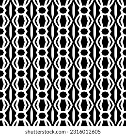  Fondo con formas abstractas. Textura en blanco y negro. Patrón de repetición monocromático sin inconvenientes para la decoración, la tela, la tela. 