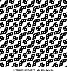  Fondo con formas abstractas. Textura en blanco y negro. Patrón de repetición monocromático sin inconvenientes para la decoración, la tela, la tela.