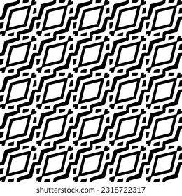  Fondo con formas abstractas. Textura en blanco y negro. Patrón de repetición monocromático sin inconvenientes para la decoración, la tela, la tela.