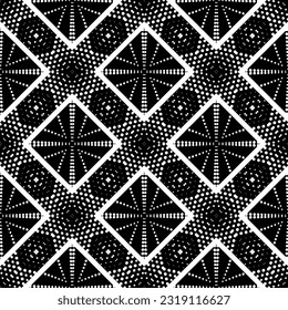  Fondo con formas abstractas. Textura en blanco y negro. Patrón de repetición monocromático sin inconvenientes para la decoración, la tela, la tela. 