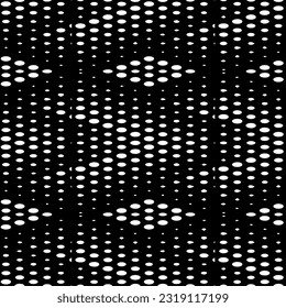 Background with abstract shapes. Black and white texture. Seamless monochrome repeating pattern  for decor, fabric, cloth. 