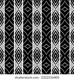 Fondo con formas abstractas. Textura en blanco y negro. Patrón de repetición monocromo para la decoración, tela, tela.
