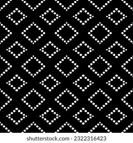 Background with abstract shapes. Black and white texture. Monochrome repeating pattern  for decor, fabric, cloth.