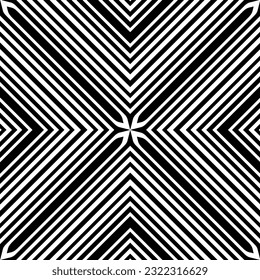 Background with abstract shapes. Black and white texture. Monochrome repeating pattern  for decor, fabric, cloth.