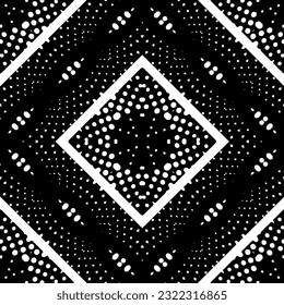 Background with abstract shapes. Black and white texture. Monochrome repeating pattern  for decor, fabric, cloth.