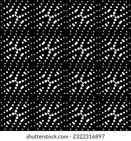 Hintergrund mit abstrakten Formen. Schwarz-Weiß-Textur. Monochrome Wiederholmuster für Dekoration, Stoff, Stoff.