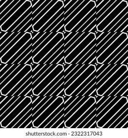 Background with abstract shapes. Black and white texture. Monochrome repeating pattern  for decor, fabric, cloth.