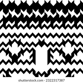 Background with abstract shapes. Black and white texture. Monochrome repeating pattern  for decor, fabric, cloth.