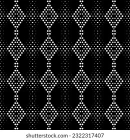 Fondo con formas abstractas. Textura en blanco y negro. Patrón de repetición monocromo para la decoración, tela, tela.