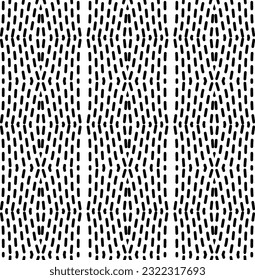 Fondo con formas abstractas. Textura en blanco y negro. Patrón de repetición monocromo para la decoración, tela, tela.
