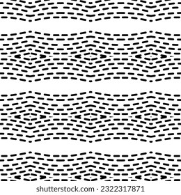 Background with abstract shapes. Black and white texture. Monochrome repeating pattern  for decor, fabric, cloth.