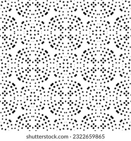 Background with abstract shapes. Black and white texture. Monochrome repeating pattern  for decor, fabric, cloth.